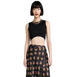 Paco Rabanne ENDLESS SUNSET Tech-satin Wrap Skirt